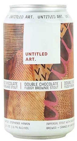 Untitled Art Double Chocolate Fudgy Brownie Stout 11 35 5cl Can