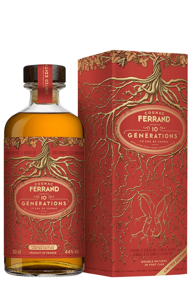 FERRAND Cognac 10 GENERATIONS Port Cask Finish 44% Limited Edition 50cl