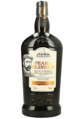 Verlichten wagon kip PEAKY BLINDERS Irish Whiskey Cream Likeur 17% 70cl