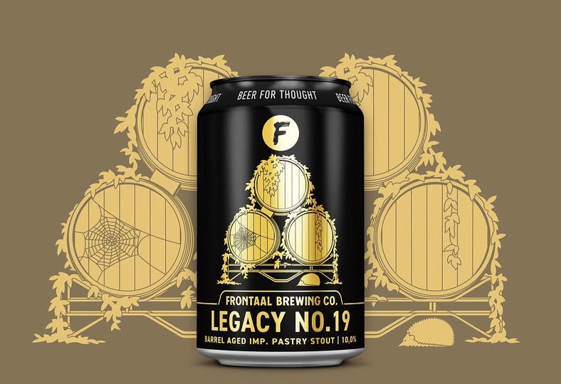 Frontaal LEGACY NO. 19 10% BA Imperial Pastry Stout 33cl can 