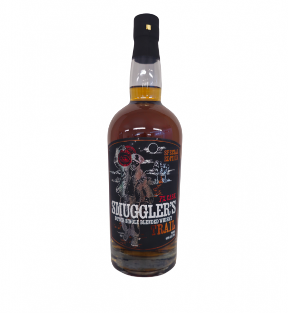 ZUIDAM Smugglers Trail 43% PX Cask Dutch Single Blended Whisky 70cl