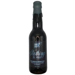 Funky Fluid NOTHING IS REAL 15% Apple Brandy BA Imperial Stout 33cl 