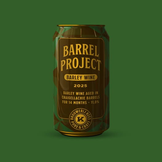 Brouwerij Kees BARREL PROJECT 2025 11% Barley Wine 33cl can 