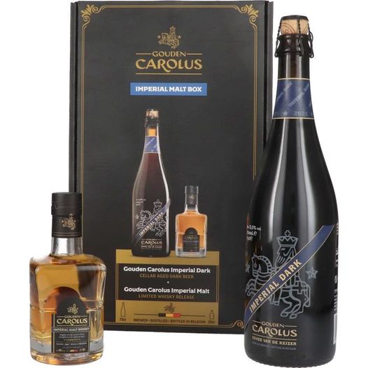 Gouden Carolus IMPERIAL MALT BOX 75cl Dark + 20cl Whisky