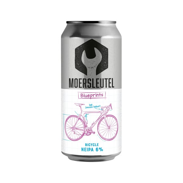 Moersleutel BLUEPRINTS BICYCLE 6% NEIPA 44cl can 