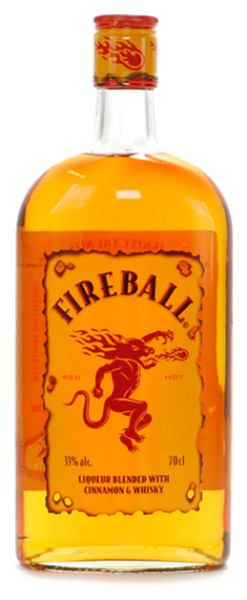 Peer directory Aarde FIREBALL 33% Whisky likeur met kaneel